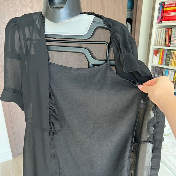 Sophisticated black mini dress (set of 2) - Picture 7 of 8